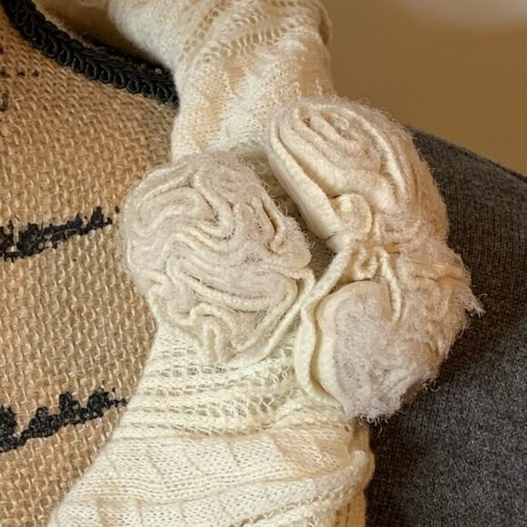 Chadwicks Cardigan Sweater with Fluffy Collar - Picture 3 of 16